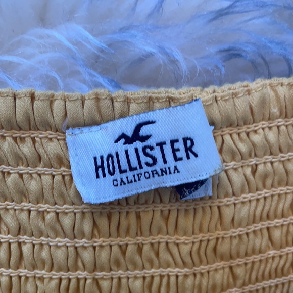 Yellow Tie Front Hollister Dress - Picture 5 of 5